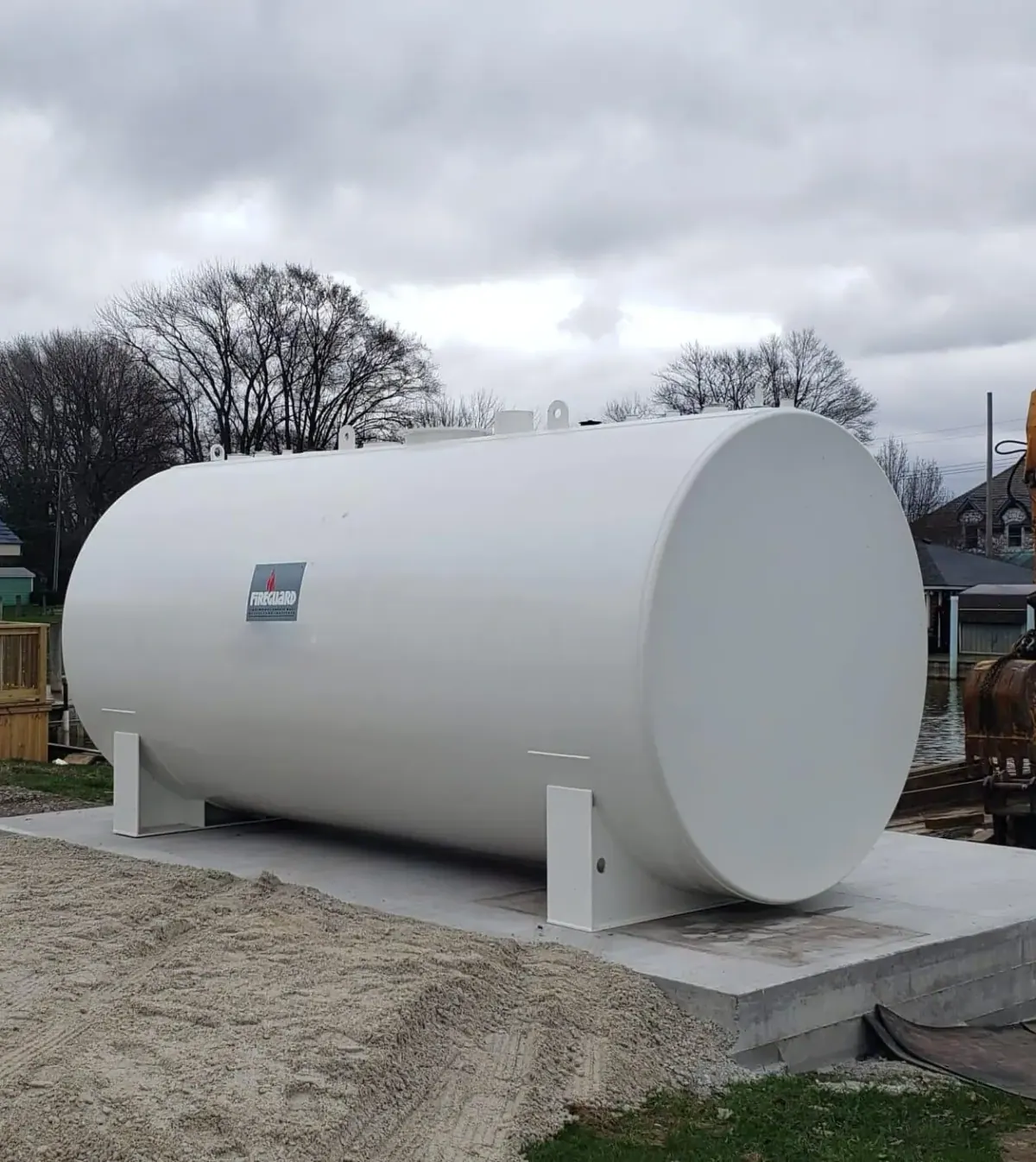 6000 gallon UL 2085 fire rated diesel fuel tank for rental