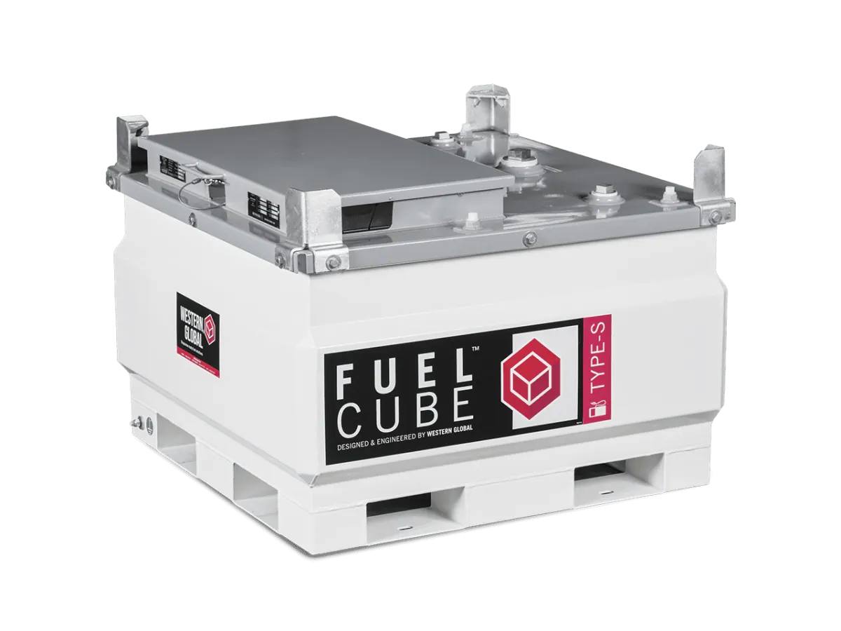 119 gallon portable diesel and gasoline fuel tank for rental